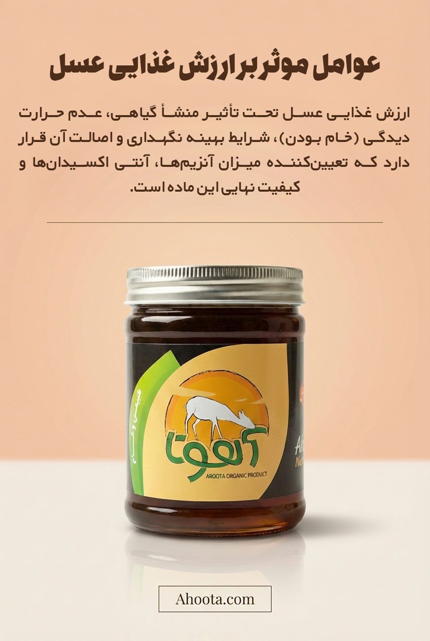 عوامل موثر بر ارزش غذایی عسل
