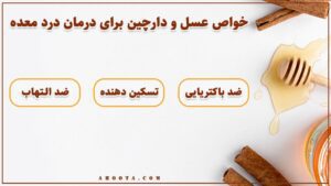 درمان معده درد با عسل و دارچین + 3 طریقه مصرف