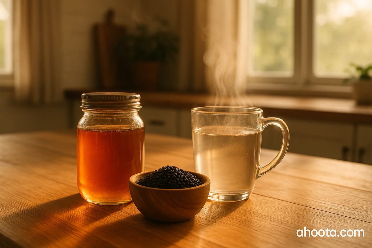 خوردن سیاه دانه و عسل صبح ناشتا