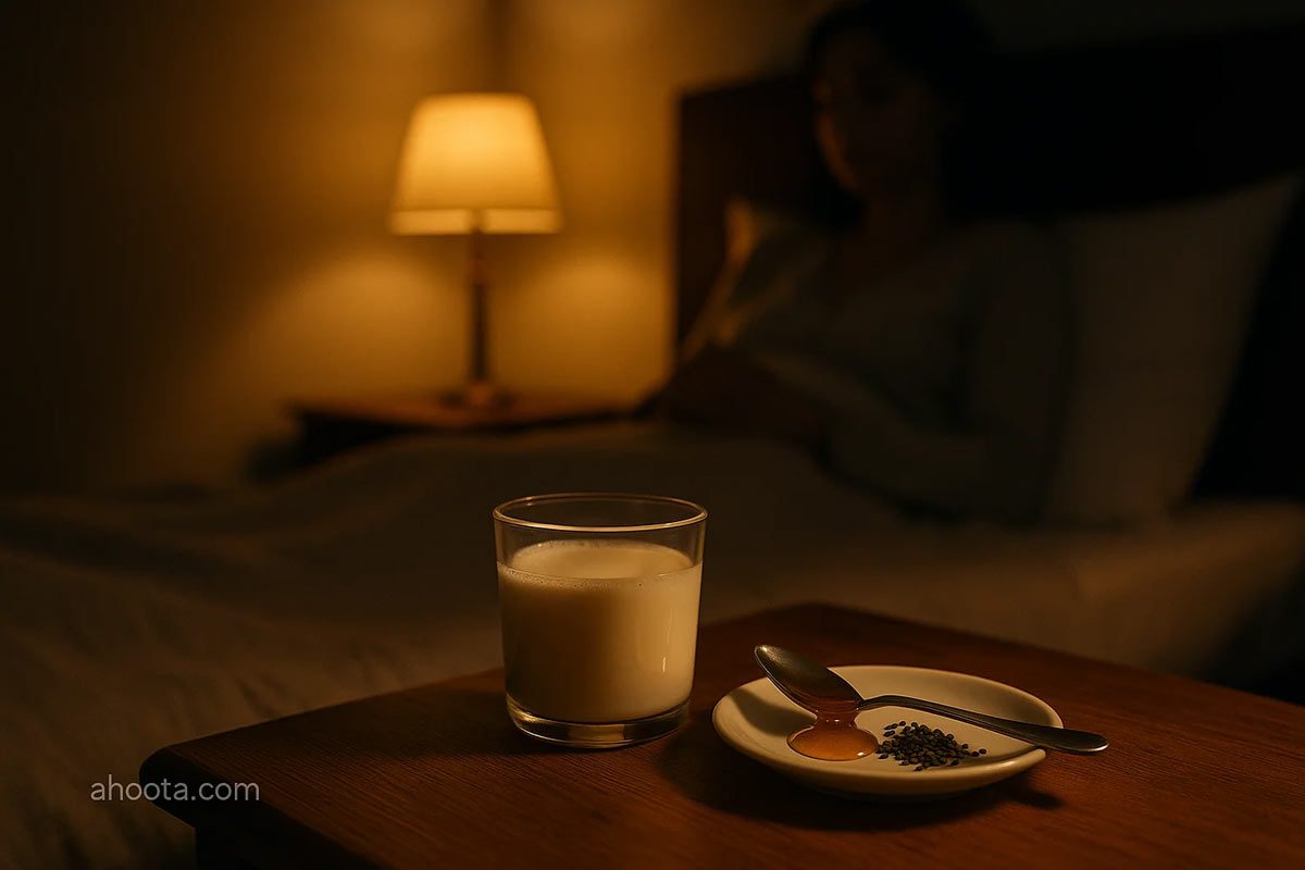 خوردن سیاه دانه و عسل بعد غذا