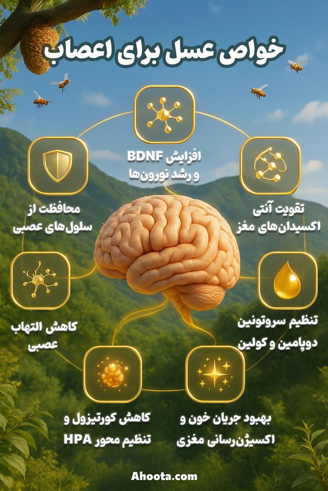 عسل برای اعصاب